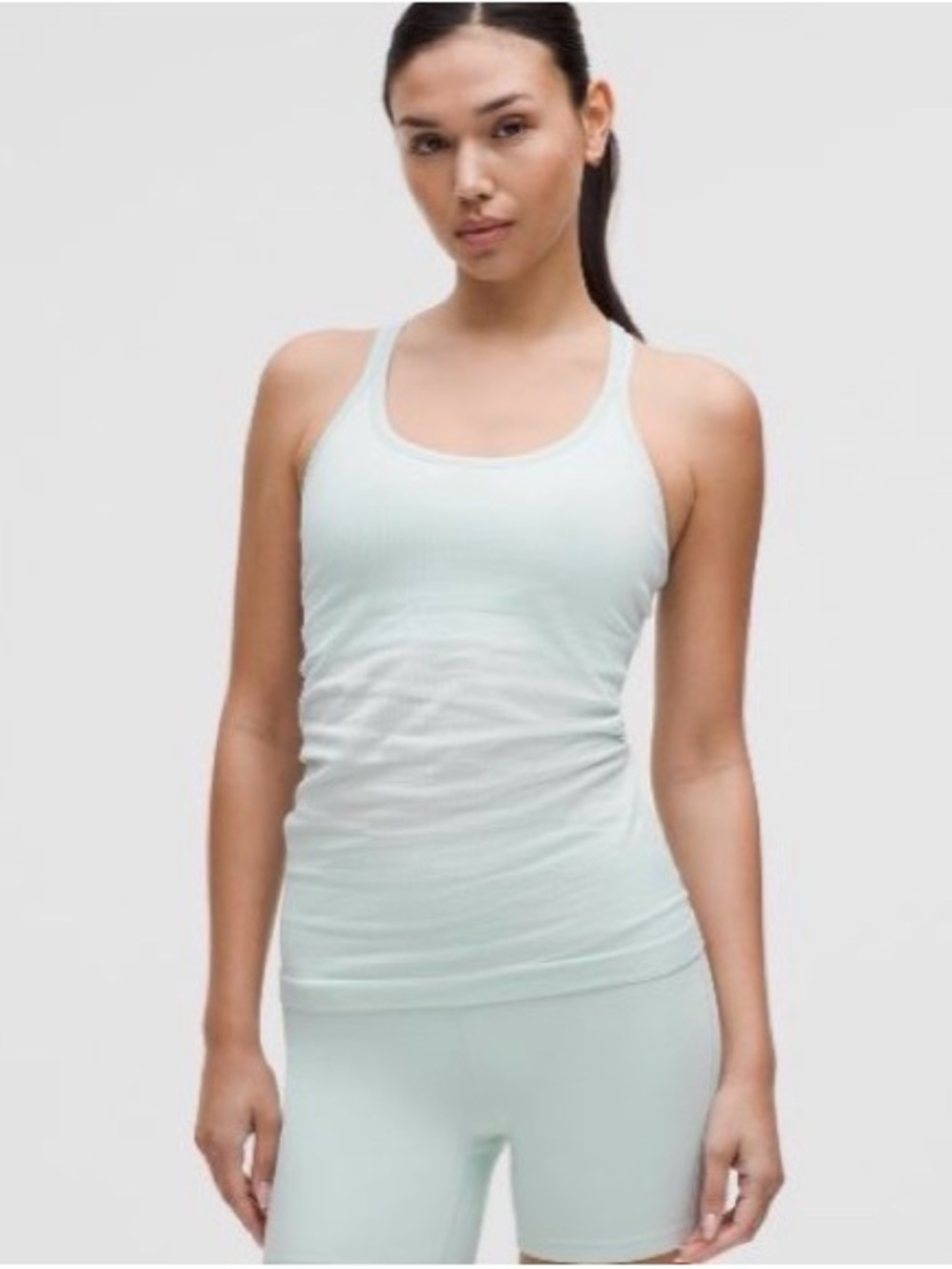 Lululemon Ebb to Street Tank Top *Light Support, B/C Cup Mint Breeze
